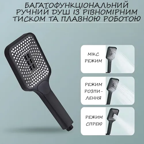 Душова система AND AA6-7 з дисплеєм і термостатом, душовий набір для ванної 4 в 1, з неіржавкої сталі - фото 4