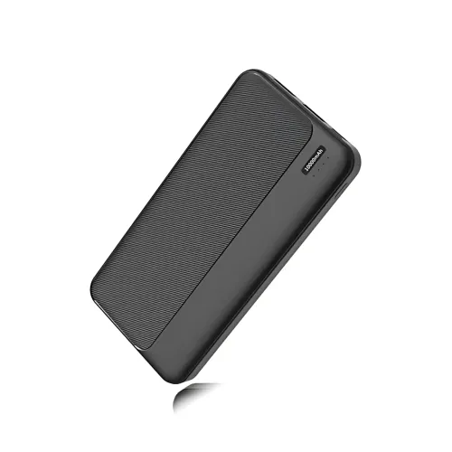 Повербанк РВ-01А, портативний зарядний, зовнішній акумулятор Power Bank 10000 mAh, 2 usb + type-c, 2.1 A, чорний - фото 5