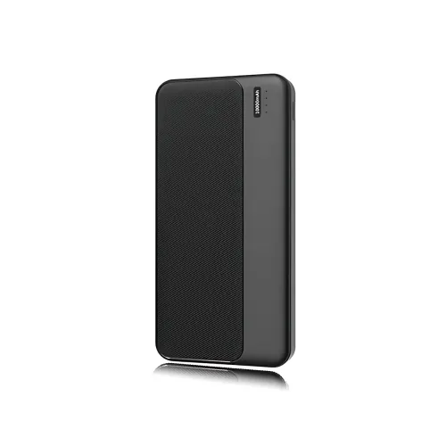 Повербанк РВ-01А, портативний зарядний, зовнішній акумулятор Power Bank 10000 mAh, 2 usb + type-c, 2.1 A, чорний - фото 6