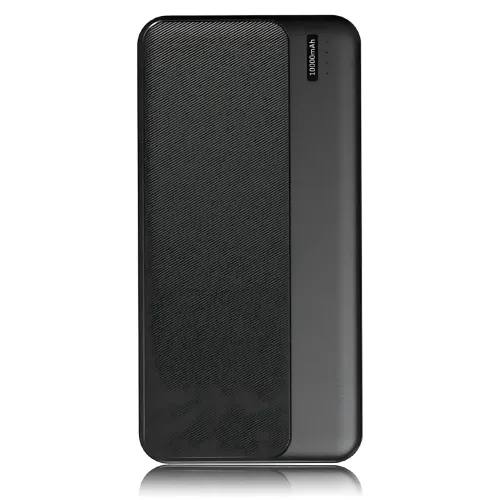 Повербанк РВ-01А, портативное зарядное, внешний аккумулятор Power Bank 10000mAh, 2 usb + type-c, 2.1 A, черный - фото 2