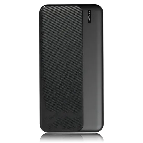 Повербанк РВ-01А, портативний зарядний, зовнішній акумулятор Power Bank 10000 mAh, 2 usb + type-c, 2.1 A, чорний Білий - фото 3