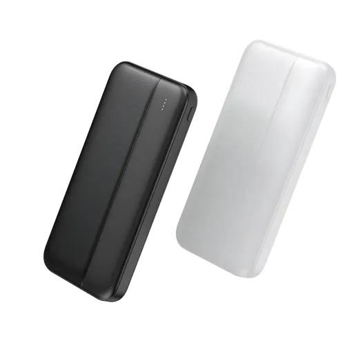 Повербанк РВ-01А, портативний зарядний, зовнішній акумулятор Power Bank 10000 mAh, 2 usb + type-c, 2.1 A, чорний Білий - фото 6