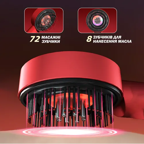 Багатофункціональний масажний гребінець Massage and Nourish, масажер для мікроблейдингу, нанесення олив - фото 7