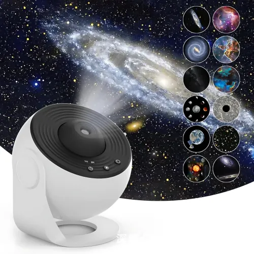 Проектор звездного неба вращающийся на 360°, светильник-планетарий Galaxy Projector - фото 4