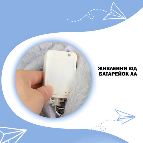 Успокаивающая мягкая игрушка-обнимашка выдра ночник для сна с функцией дыхания и подсветки - фото 7