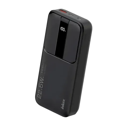 Портативний PowerBank RB-04 10000 мА·год зі швидким заряджанням і цифровим дисплеєм, чорний - фото 5