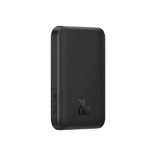 Портативний акумулятор із бездротовою зарядкою PPCX 020001, power bank з індикацією заряду, чорний - фото 5