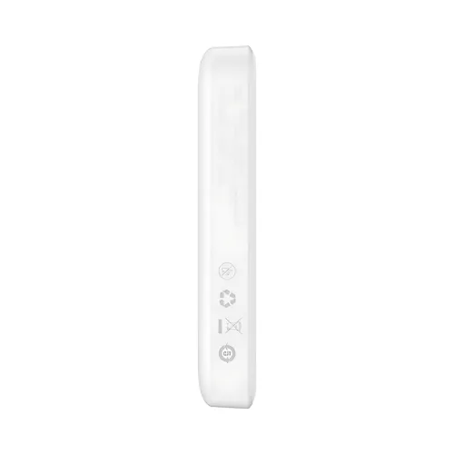 Портативний акумулятор із бездротовою зарядкою PPCX 020002, power bank з індикацією заряду, білий - фото 7