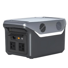 Портативная зарядная станция Sine Power 1000W 25.6V 30A с чистой синусоидой, фонариком и беспроводной зарядкой