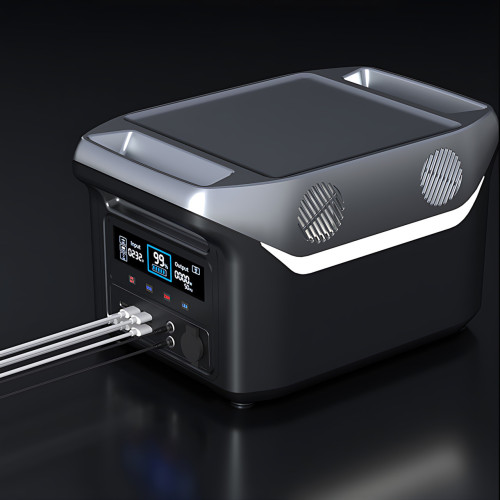 Портативная зарядная станция Sine Power 1000W 25.6V 30A с чистой синусоидой, фонариком и беспроводной зарядкой - фото 5