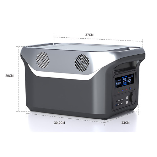 Портативная зарядная станция Sine Power 1000W 25.6V 30A с чистой синусоидой, фонариком и беспроводной зарядкой - фото 6