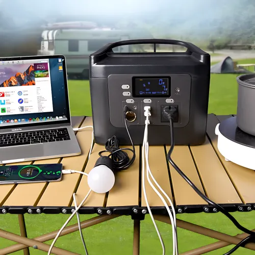 Зарядна станція UKC Sine 600W, 12 V 40 A, чиста синусоїда, 2 USB, 2 Type-C, розетки 220 В, бездротова зарядка - фото 7