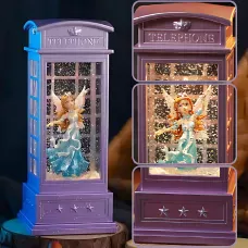 Портативний світильник Балерина Ельза 11-7, Usb нічник лампа з акумулятором, мелодіями та металією