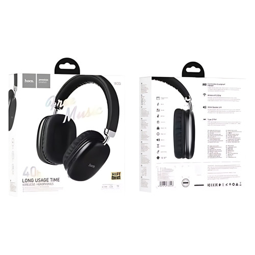 Bluetooth наушники HOCO W35 wireless headphones, беспроводная гарнитура с микрофоном, до 40 часов работы - фото 3