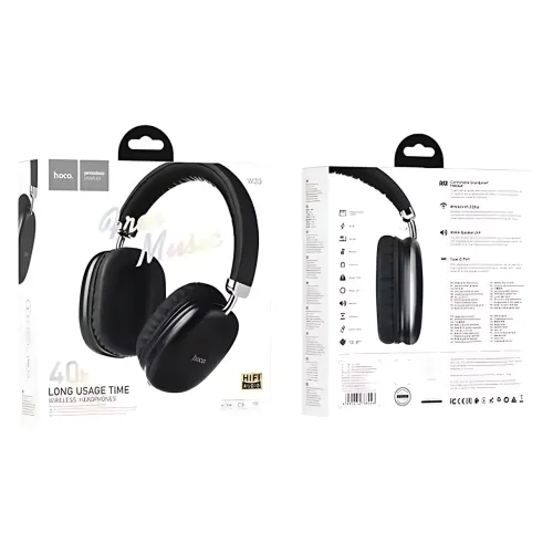 Bluetooth-навушники HOCO W35 wireless headphones, бездротова гарнітура з мікрофоном, до 40 годин роботи - фото 10
