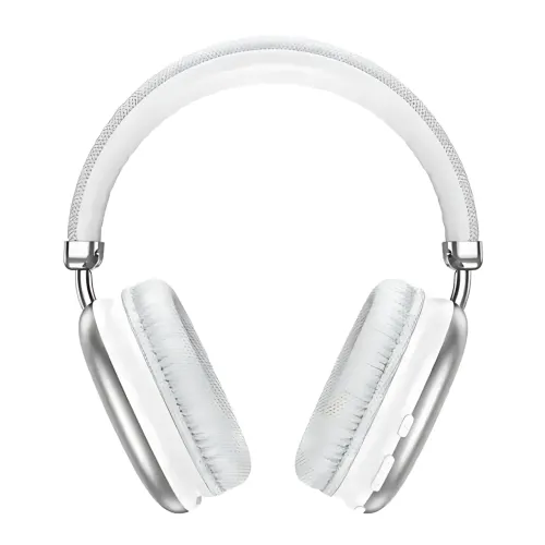Bluetooth-навушники HOCO W35 wireless headphones, бездротова гарнітура з мікрофоном, до 40 годин роботи Сріблястий - фото 2