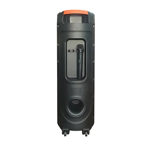 Бездротова портативна колонка Bluetooth TTD-2810 з дротовим мікрофоном, 8,5'', 2х20 Вт, RGB - фото 4