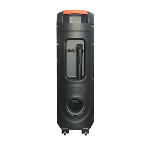 Бездротова портативна колонка Bluetooth TTD-2810 з дротовим мікрофоном, 8,5'', 2х20 Вт, RGB - фото 4