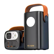 Power Bank REMAX Gutitan Series, 60000mAh, 22.5W PD+QC с двумя Type-C и фонариком