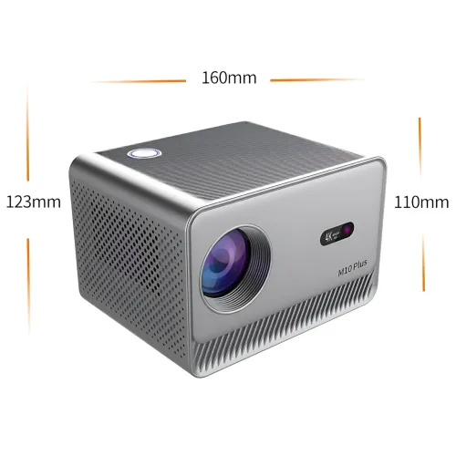Проєктор M10 4K Android 12, мініпроєктор Wi-Fi/Bluetooth, 2.4G+5G, 200 дюймів, з вбудованими динаміками - фото 9