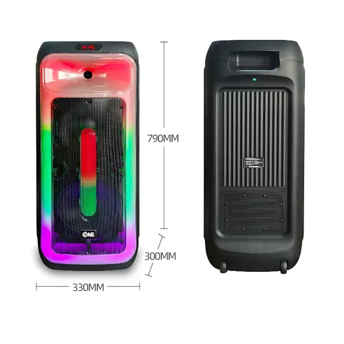 Портативна Bluetooth-колонка TTD-1001 з LED-підсвіткою, мікрофоном і TWS, 60 Вт - фото 7