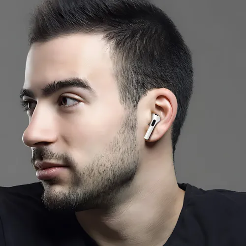Bluetooth гарнитура HOCO EW76 True Wireless Stereo, беспроводные наушники с микрофоном, сенсорным управлением - фото 10
