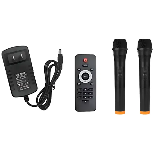 Портативна Bluetooth-колонка TTD-1002 — стереозвук 40 Вт, 2 мікрофони, пульт д/у, USB/FM/AUX/TF-карти - фото 8