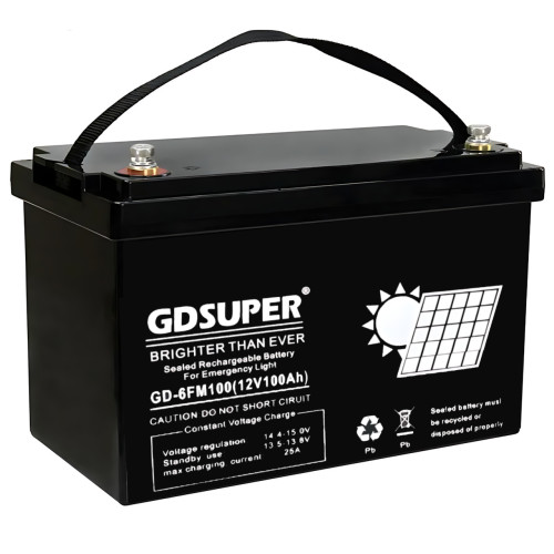 Гелиевый аккумулятор 12V 100AH GDSUPER, аккумулятор глубокого разряда GD-12V100AH ​​ - фото 5