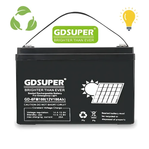 Гелієвий акумулятор 12V 100AH GDSUPER, акумулятор глибокого розряджання GD-12V100AH ​​