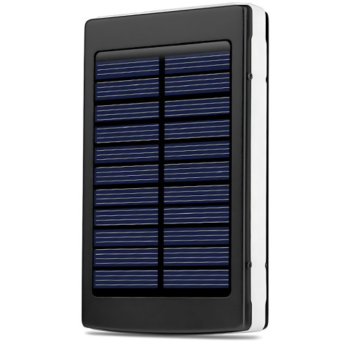 Металевий POWER BANK 90000mah (реальний 4800) із сонячною зарядкою і яскравим LED-ліхтариком - фото 5