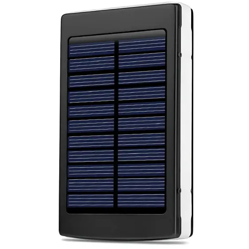 Металлический POWER BANK 90000mah (реальный 4800) с солнечной зарядкой и ярким LED фонариком - фото 4
