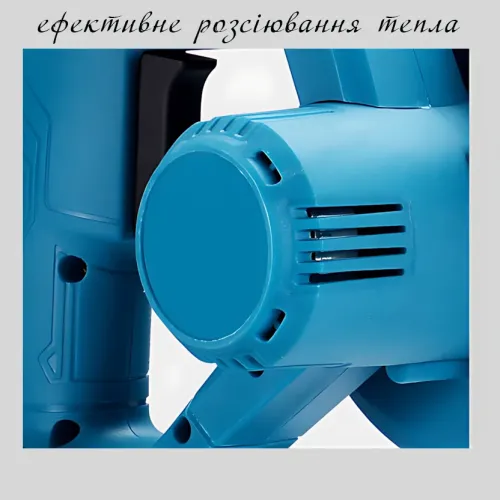 Бездротова повітродувка-пилосос 2 в 1, садова повітродувка для листя з 2 акумуляторами по 5,5 А·год - фото 6