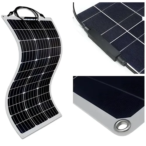 Гнучка монокристалічна панель 200W, портативна сонячна панель Flexible panel 200W, 780 х 1356 х 2.6 мм - фото 4