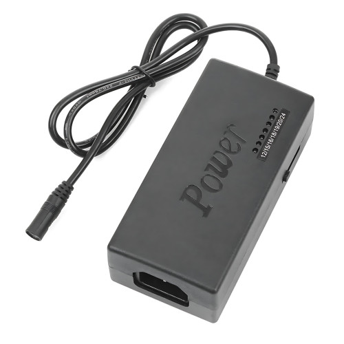 Універсальний зарядний пристрій для ноутбуків 120W з регульованою напругою і набором штекерів (8 в 1) - фото 3