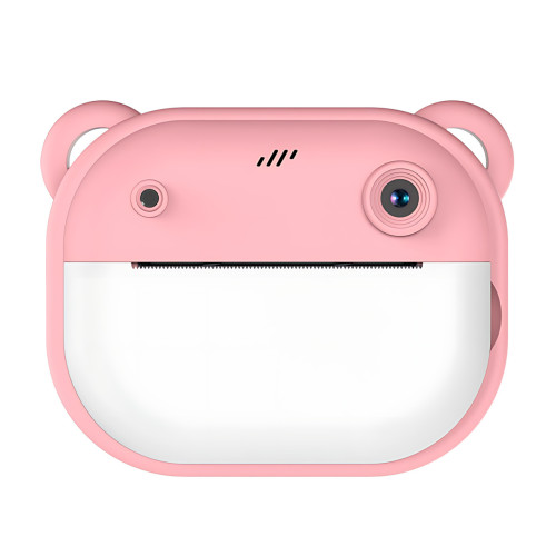 Детская цифровая камера мгновенной печати Children's Printing Camera Y600, 2 камеры, детская камера, розовый