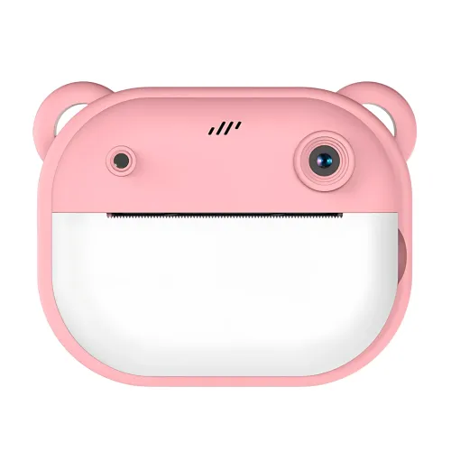 Дитяча цифрова камера миттєвого друку Children's Printing Camera Y600, 2 камери, дитяча камера, рожевий - фото 2