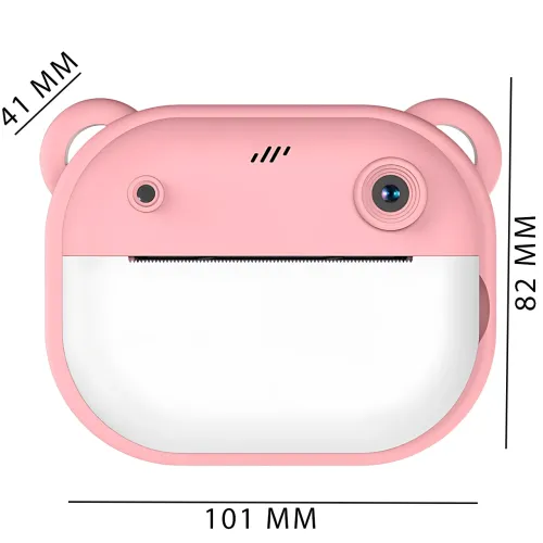 Дитяча цифрова камера миттєвого друку Children's Printing Camera Y600, 2 камери, дитяча камера, рожевий - фото 7