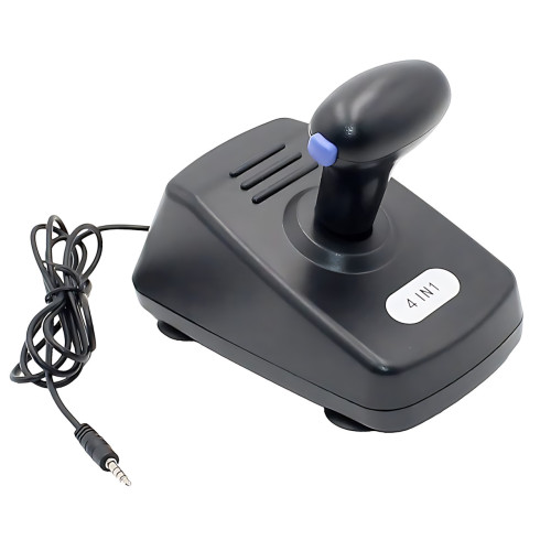 Гоночный игровой руль-джойстик Vibro Driver Wheel с виброотдачей, педалями газа/тормоза и КПП 4 в 1 - фото 3