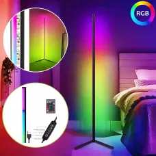Підлогова LED-лампа, кутовий розумний USB-світильник з RGB-підсвіткою, пультом керування