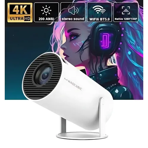 Проєктор M300 MAX/HY300 з іграми, джойстиками, Android 11 і картою microSD 64GB - фото 8