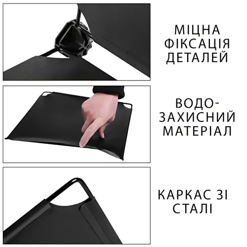 Шафа пластикова для одягу та взуття, портативний органайзер 10136, 110х37х127 см - фото 3