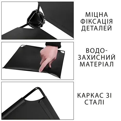 Шафа пластикова для одягу та взуття, портативний органайзер 10136, 110х37х127 см - фото 3