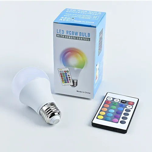 Дві музичні дисколампочки AT-778D 10W з RGB-підсвіткою, керуванням Bluetooth, цоколем E27 і пультом - фото 7