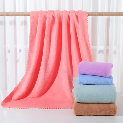 Набор 2 флисовых полотенец Мечта Towel blanket  AND 521-2415, банное 145х80 см, для лица 75х35 см - фото 5
