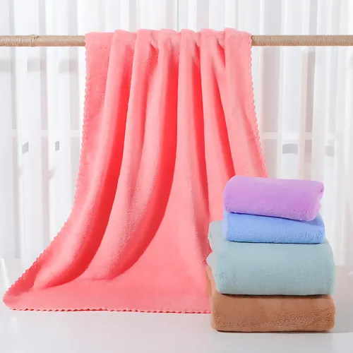 Набір 2 флісових рушників Мрія Towel blanket  AND 521-2415, лазне 145х80 см, для обличчя 75х35 см - фото 6