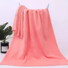 Набір 2 флісових рушників Мрія Towel blanket  AND 521-2415, лазне 145х80 см, для обличчя 75х35 см