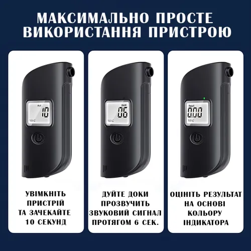 Алкотестер LCD AND HA-170 с фонариком, 0-200 мг/100 мл, полупроводниковый датчик, питание от 3 батареек АА - фото 18