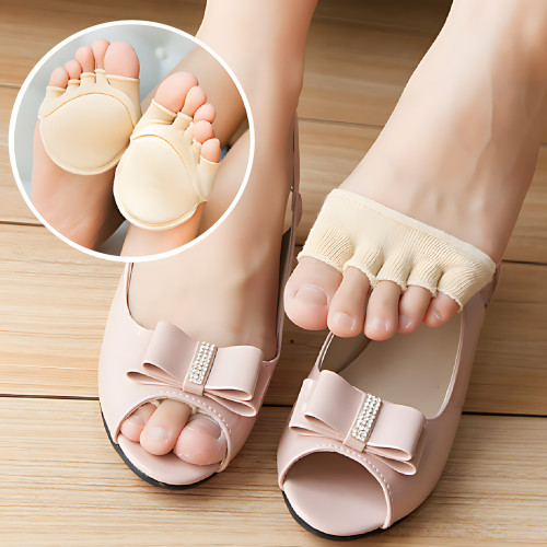 Ортопедические полуноски для стоп Five-Finger Invisible Socks  AND1017, разделители пальцев, носки от мозолей - фото 8