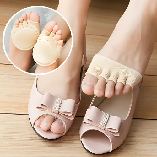 Ортопедические полуноски для стоп Five-Finger Invisible Socks  AND1017, разделители пальцев, носки от мозолей
