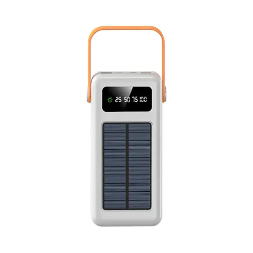 Повербанк AND YM-635CX на сонячній батареї 50000 mAh з USB і вбудованими кабелями - фото 2